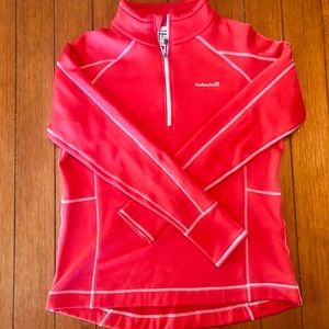 Avalanche Red Quarter Zip Performance Pullover